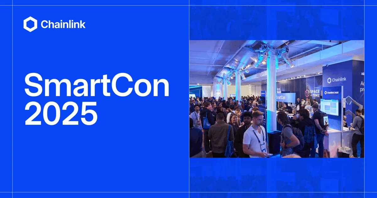 Chainlink SmartCon 2025 banner