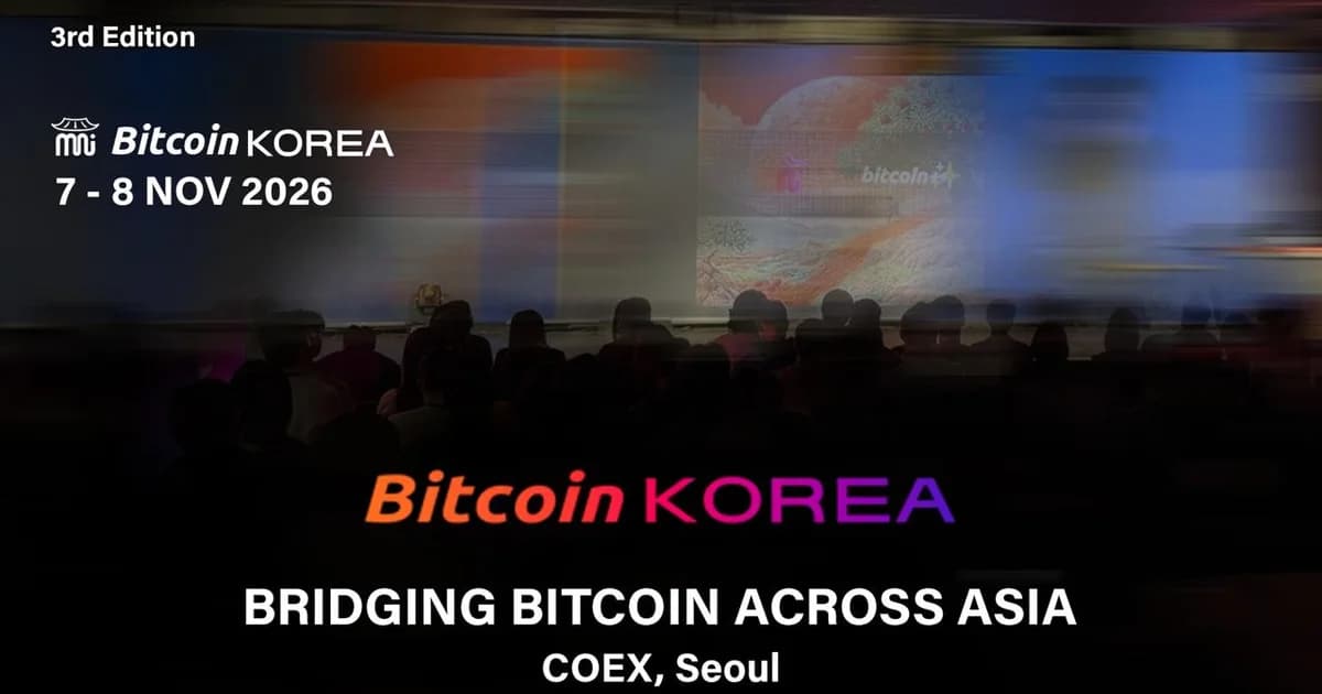 Bitcoin Korea Conference 2026 banner