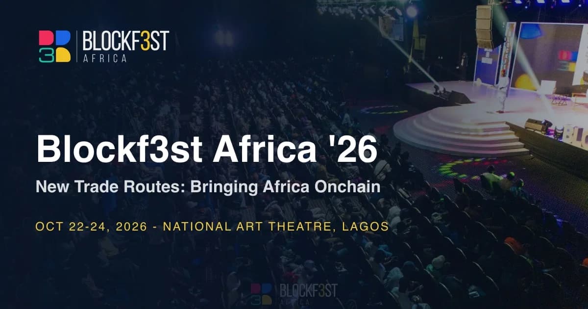 Blockfest Africa 2026 banner