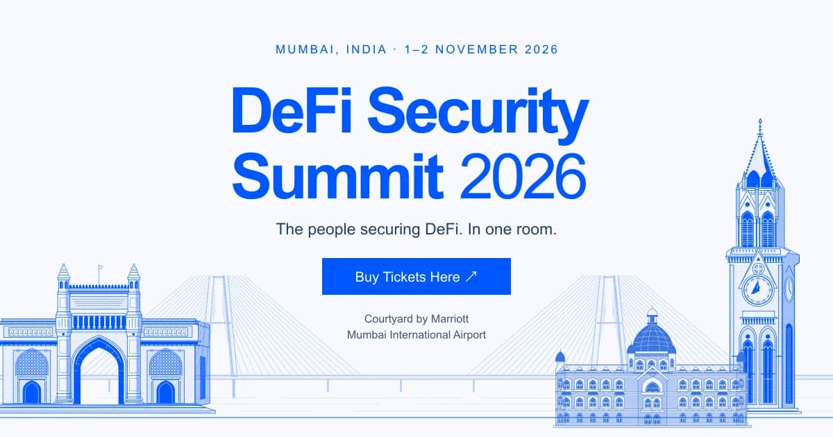 DeFi Security Summit 2026 banner