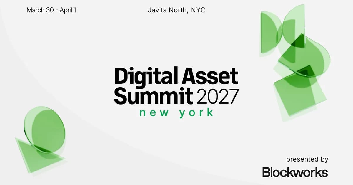 Digital Asset Summit New York 2027 banner