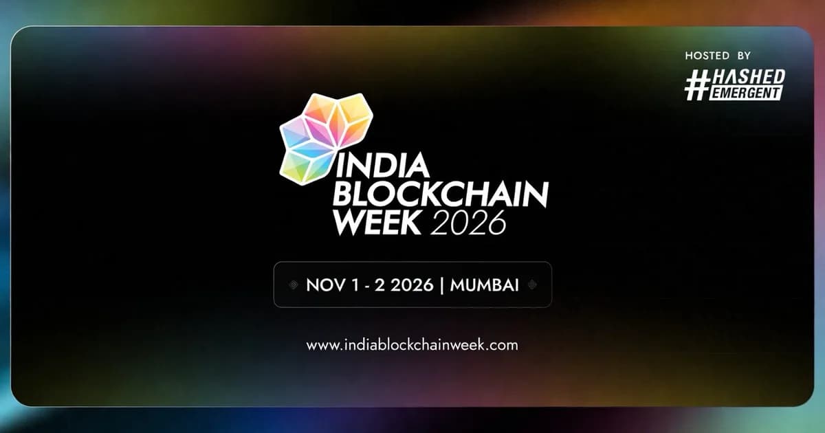 India Blockchain Week 2026 banner
