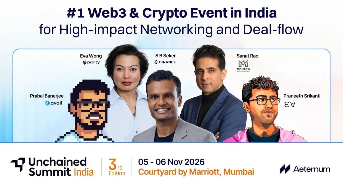 Unchained Summit India 2026 banner