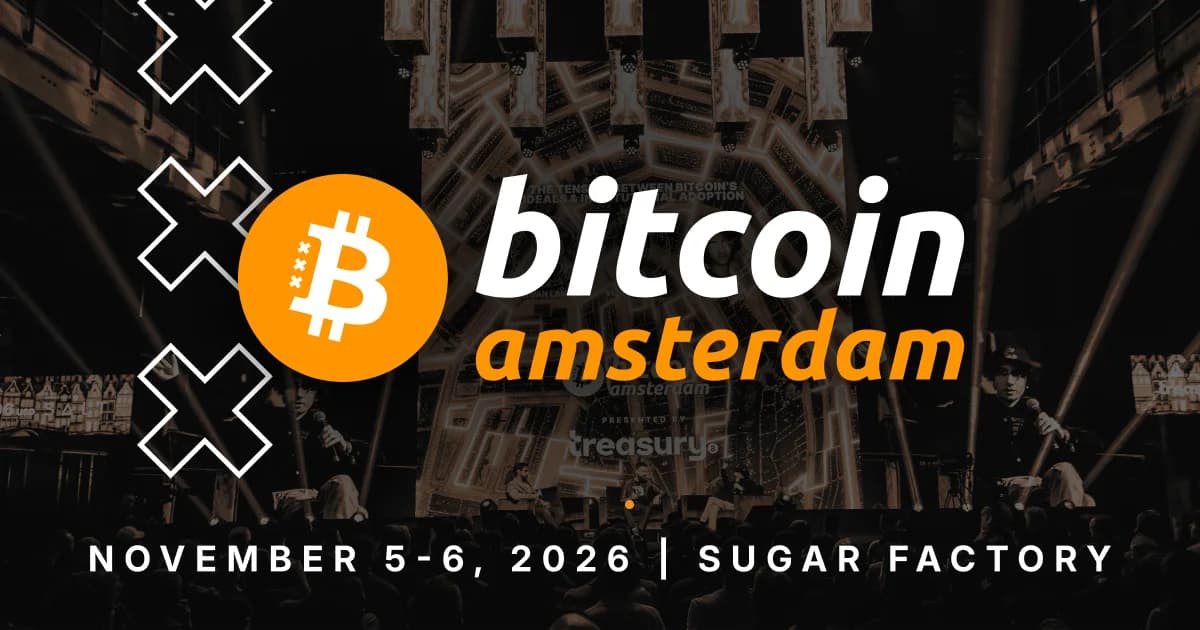Bitcoin Amsterdam 2026 banner