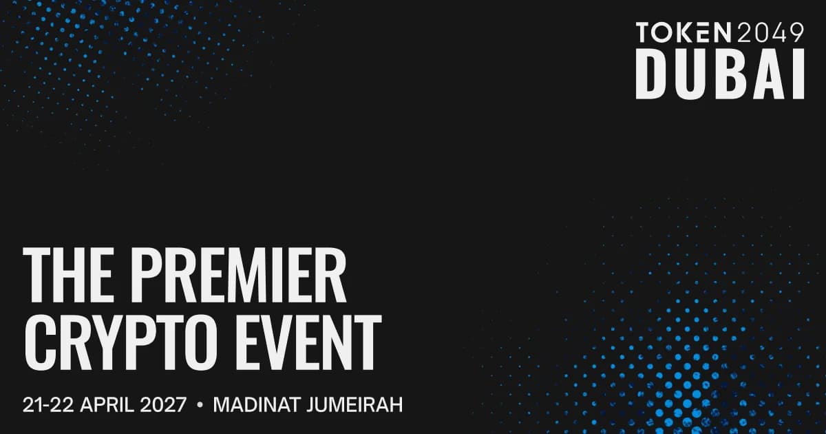 TOKEN2049 Dubai 2027 banner