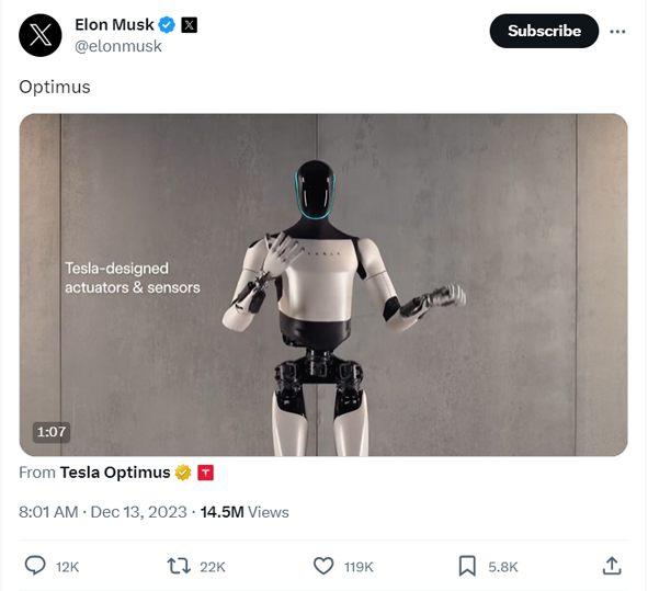 Tesla'S Humanoid Robot Is Now 30% Faster And 22 Pounds Lighter 7 Elon