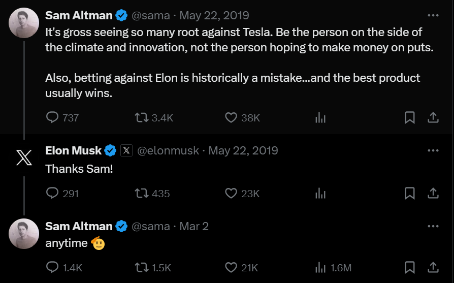 Altman'S 2019 Support For Musk: Shared Old Chat 6 Screenshot 2024 03 06 100134