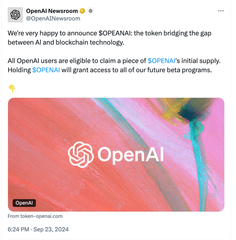 Crypto Scammers Hack Openai'S X Account 6 Fake News